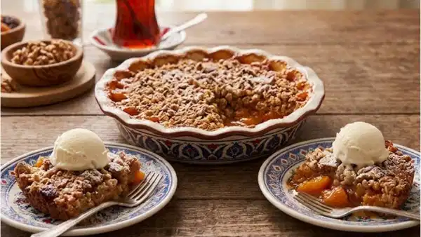Tatlı krizlerine nefis yaz dokunuşu: Kayısılı crumble tarifi